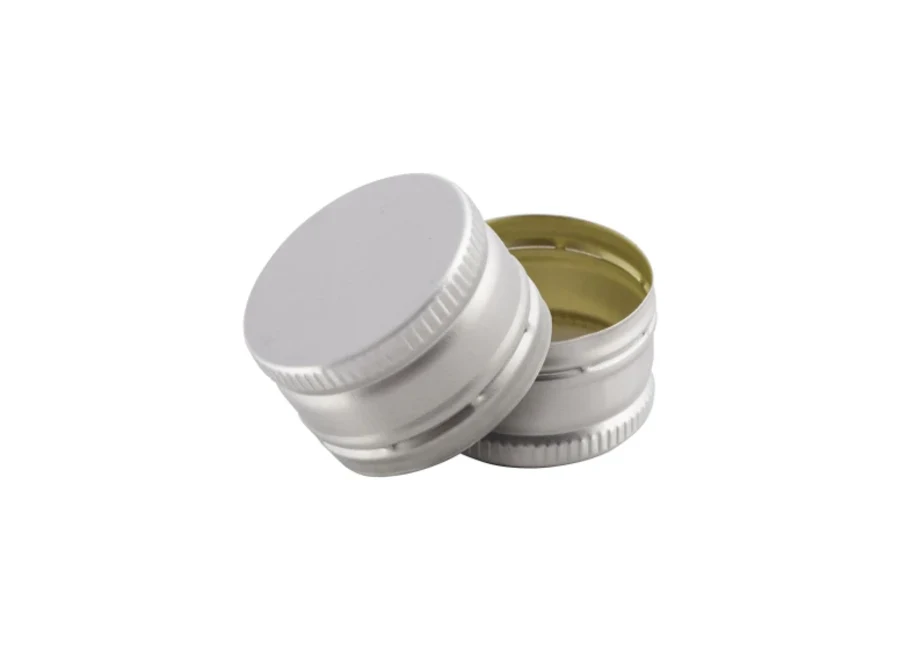 28mm/410 Brushed Aluminium Screw Cap with Liner product image