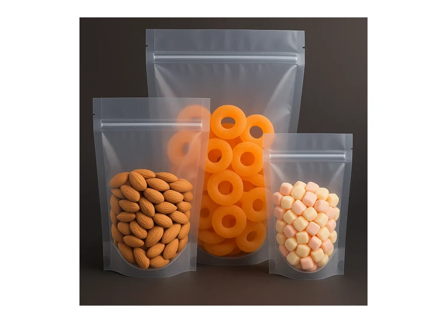 Clear Stand Up Pouch with Zipper 98mu, 1000ml product image